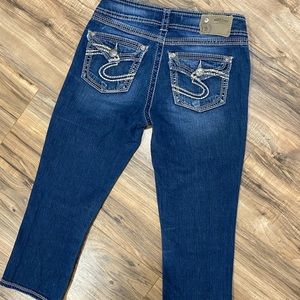 Silver Suki Surplus Capris 27